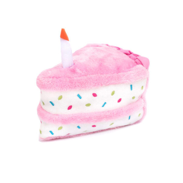 Plush pink cake