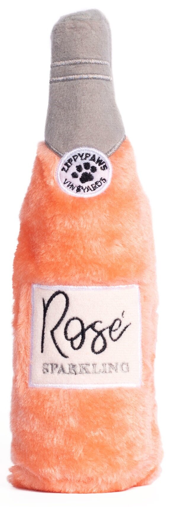 Plush Champagne Pink Dog Toy
