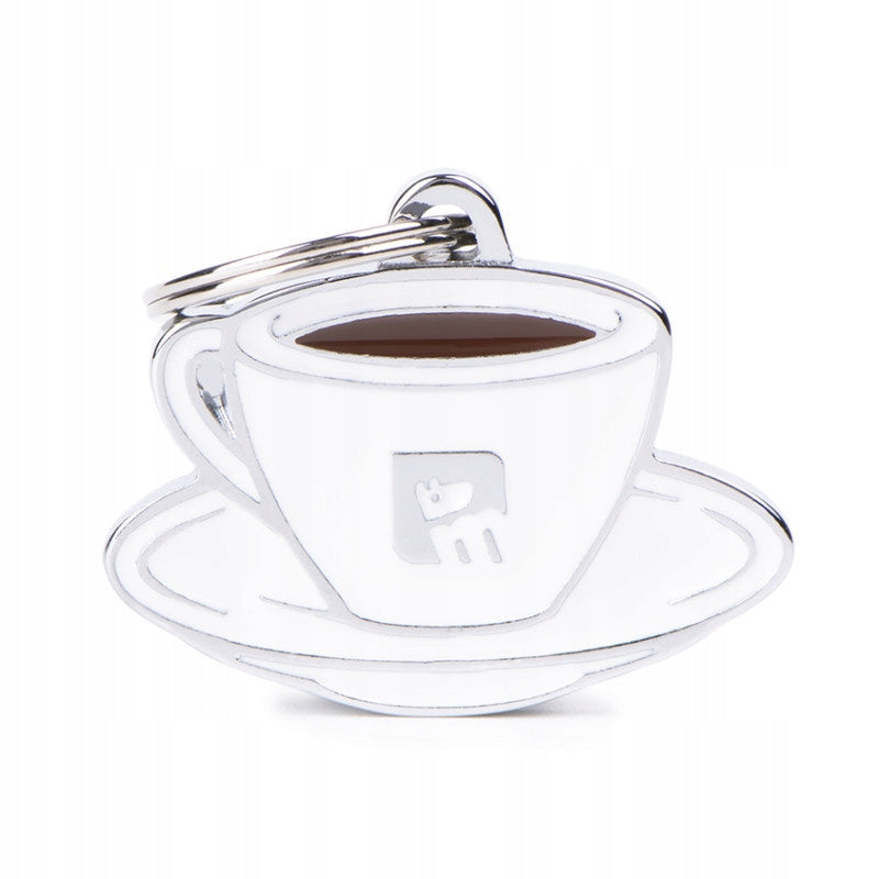 Personalized address tag - Espresso