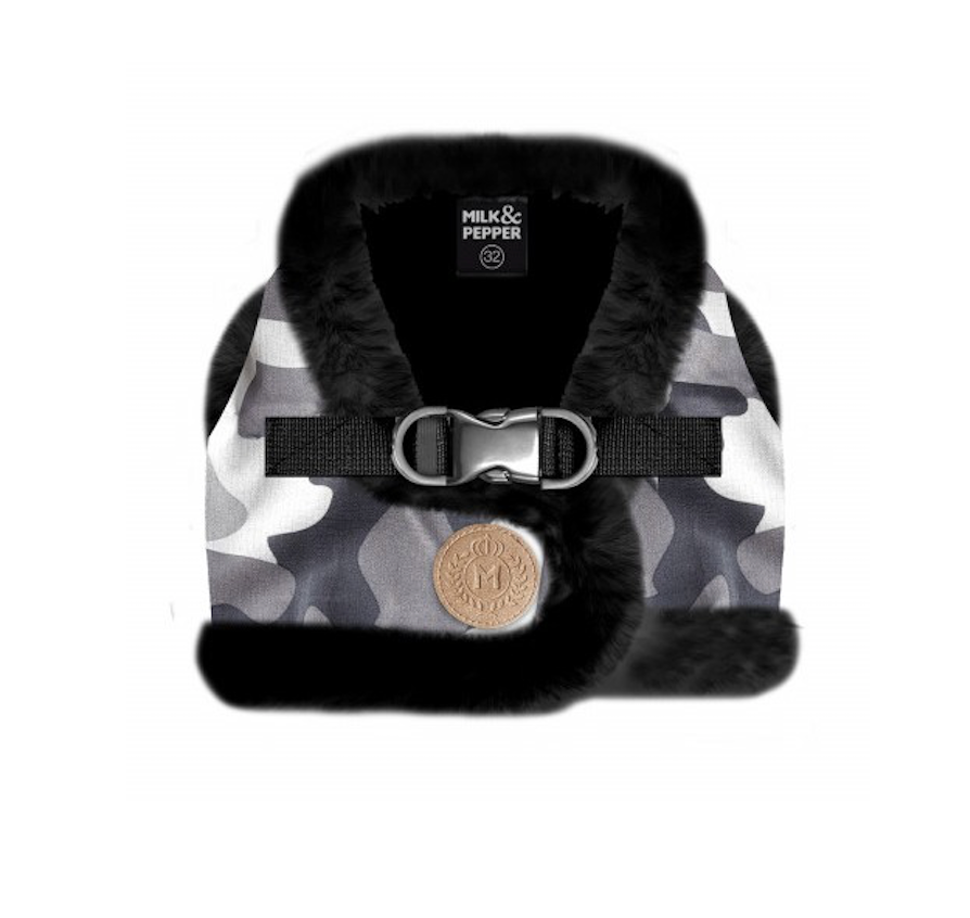 Luksusowe ocieplane szelki dla psa Ollie Camouflage