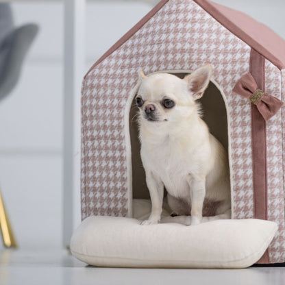 Glamour dog house, pink