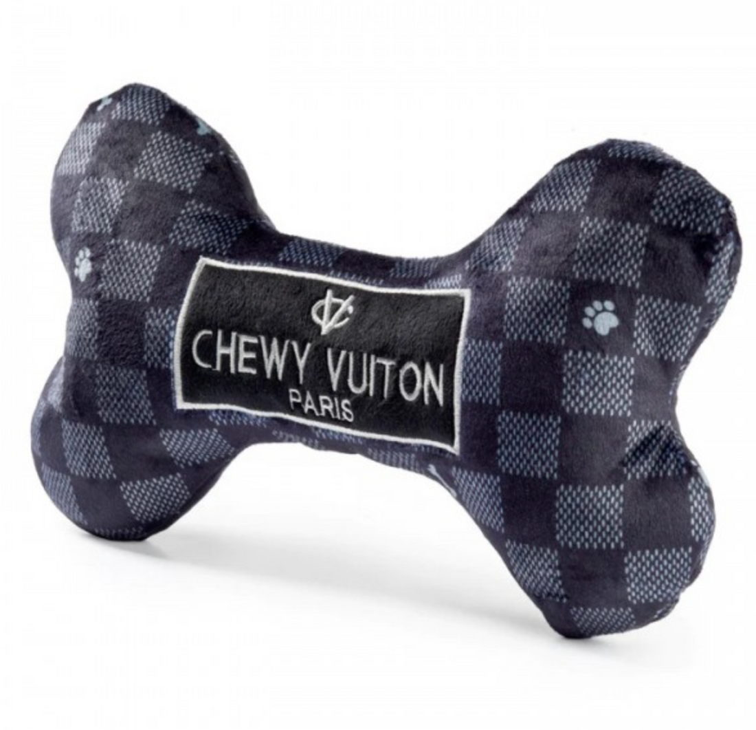 Chewy Vu Luksusowa pluszowa kość, damier