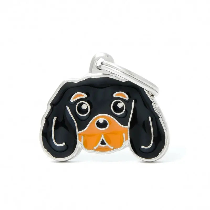 Adresówka personalizowana - Black &amp; Tan Cavalier King