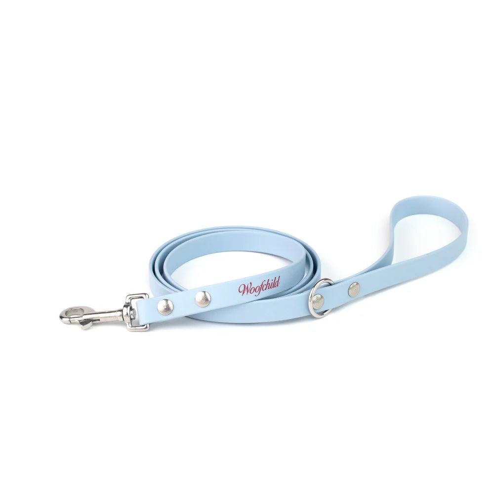 Miejska smycz dla psa baby blue lux
