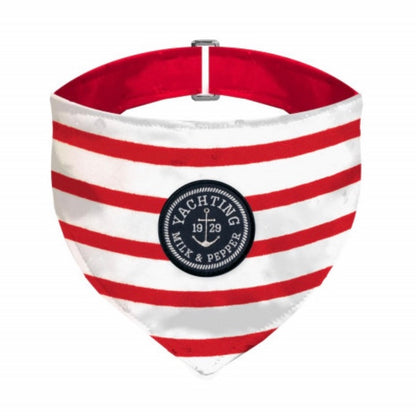 Luksusowa bandana noir dla psa w czaszki, czarna