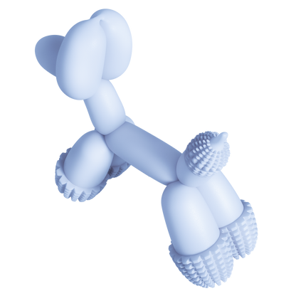 Art Ballon baby blue
