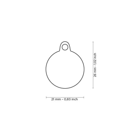Adresówka personalizowana - Glam Gold Bone Circle