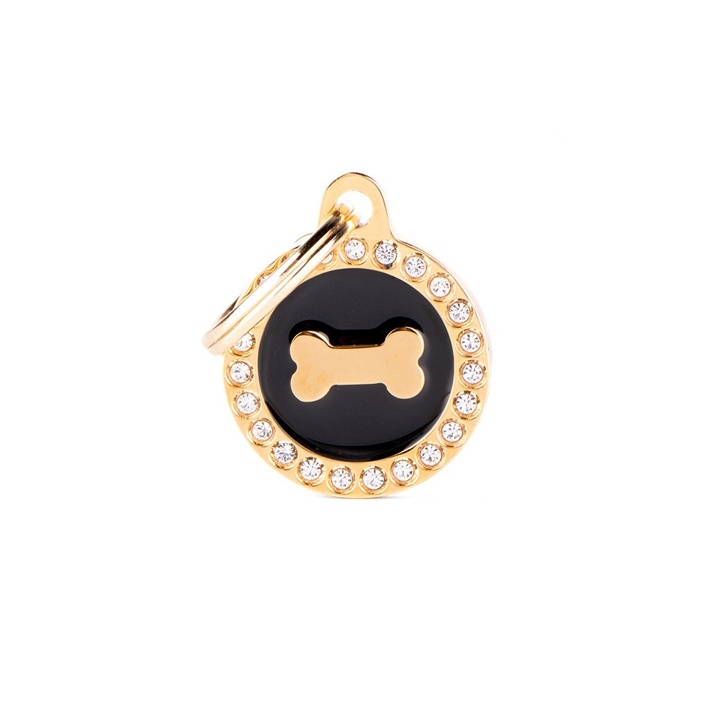Adresówka personalizowana - Glam Gold Bone Circle