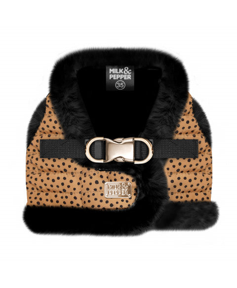 Milk&amp;Pepper – Luksusowe ocieplane szelki dla psa, Katoun Black