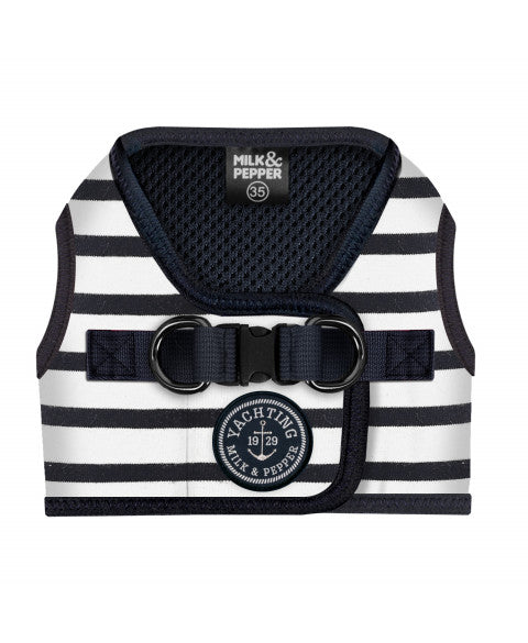 Luksusowe szelki dla psa Loan, w paski