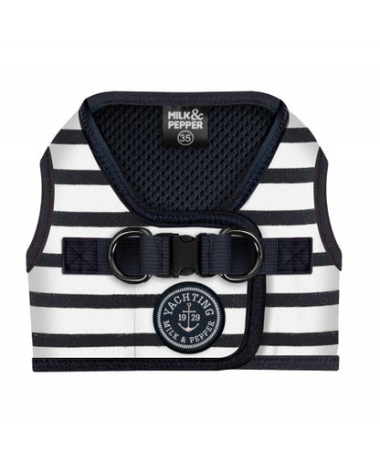 Luksusowe szelki dla psa Loan, w paski