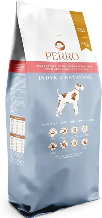 Dry Dog Food Turkey with Sweet Potatoes 3kg 