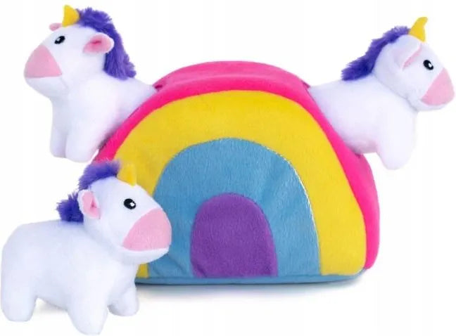 Unicorns in Rainbow Plush