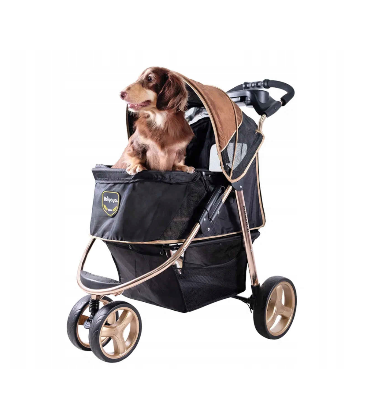 Ibiyaya - Dog Stroller, Monarch Premium - Luxury Gold