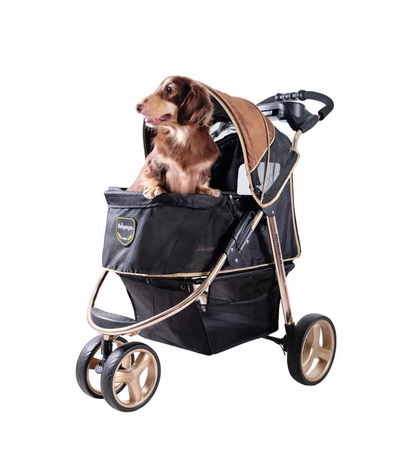 Ibiyaya - Dog Stroller, Monarch Premium - Luxury Gold
