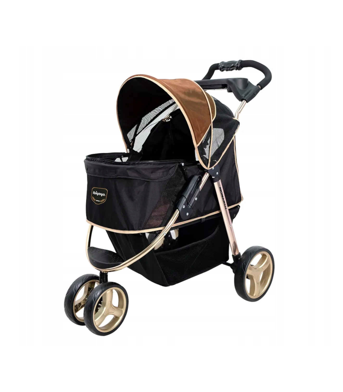 Ibiyaya - Dog Stroller, Monarch Premium - Luxury Gold