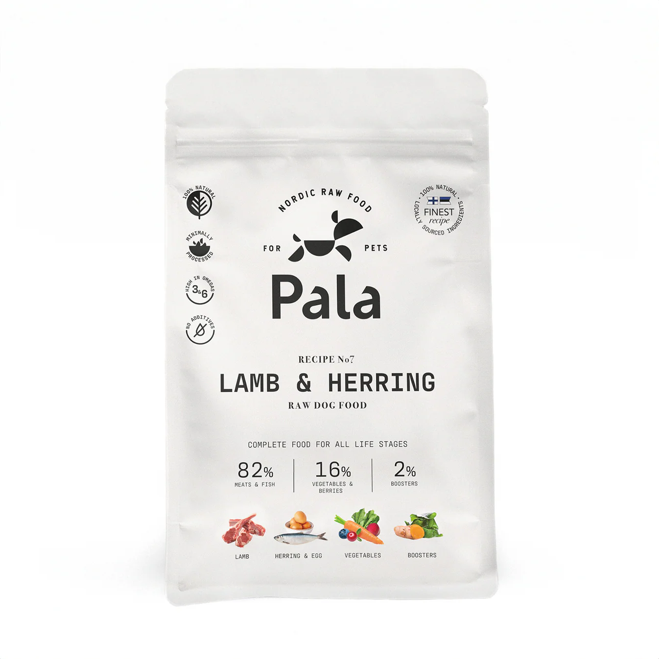 Pala Raw Food | jagnięcina i śledź 1kg