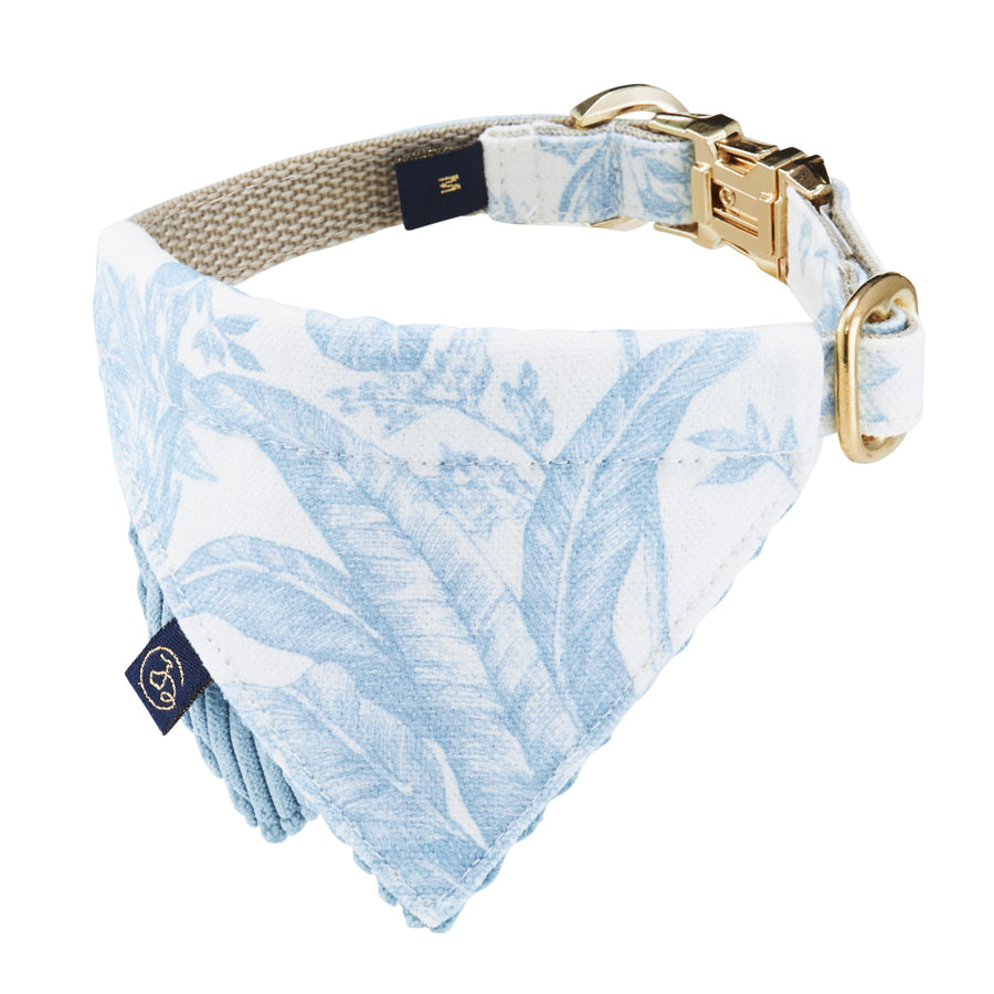 Lumière Luxury Dog Bandana, Blue