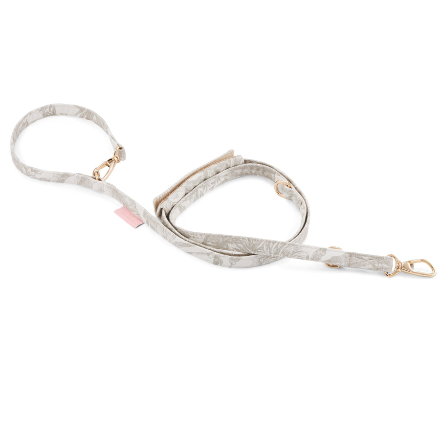 Luksusowa smycz dla psa Lumière, beż