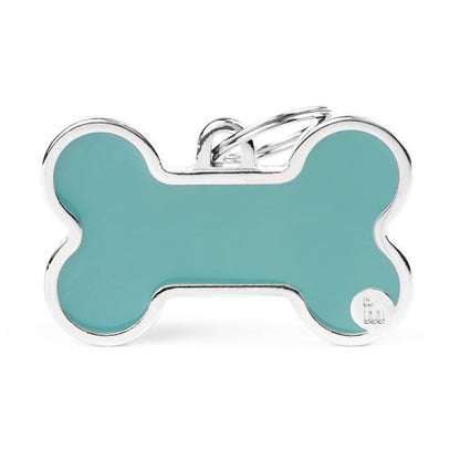 Adresówka personalizowana - srebrna kość Tiffany &amp; Dog