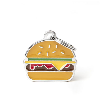 Personalized address tag - Burger