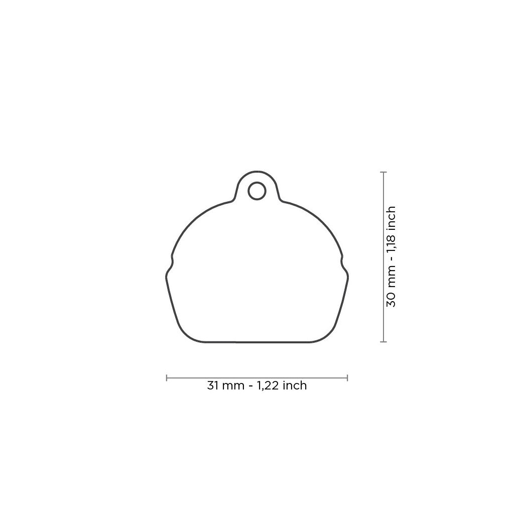 Personalized address tag - Burger