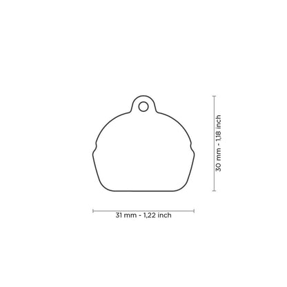 Personalized address tag - Burger