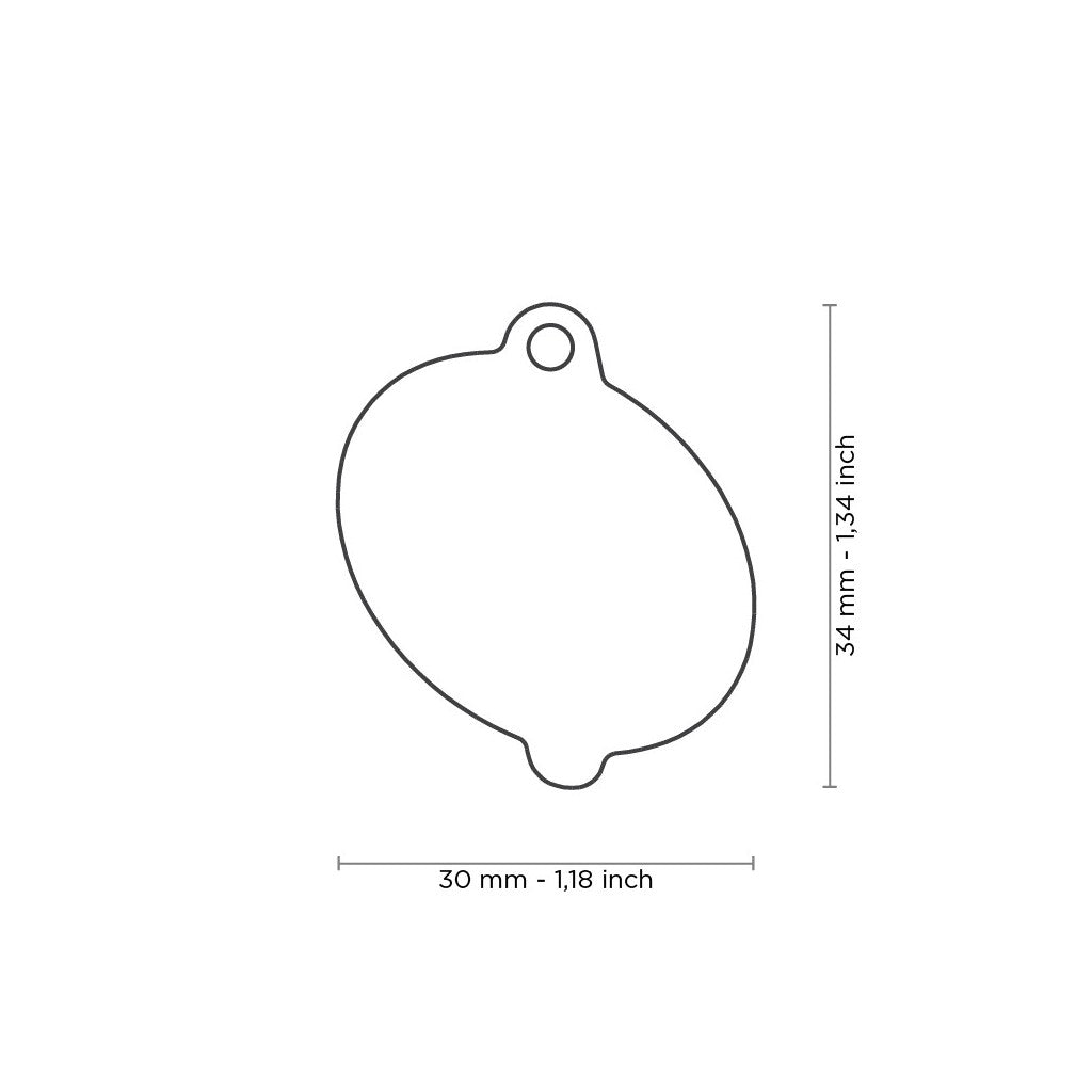 Personalized address tag - Donut
