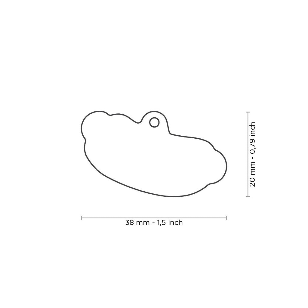 Personalized address tag - Hot Dog