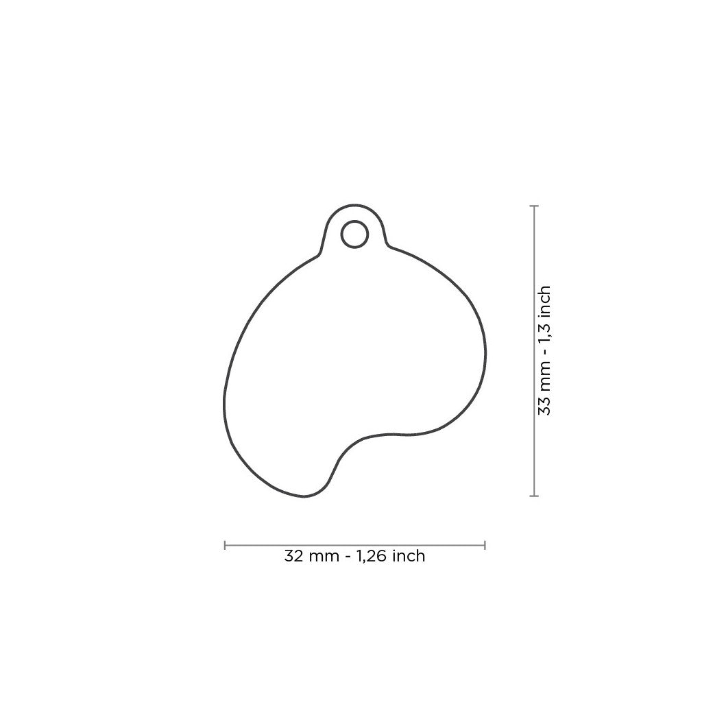 Personalized address tag - Steak