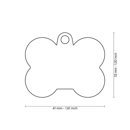 Adresówka personalizowana - Hushtag Różowa kość
