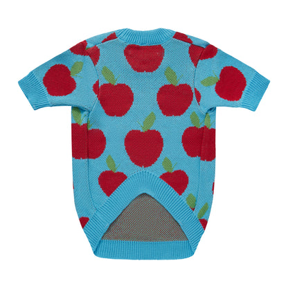 Sweterek dla psa w jabłka