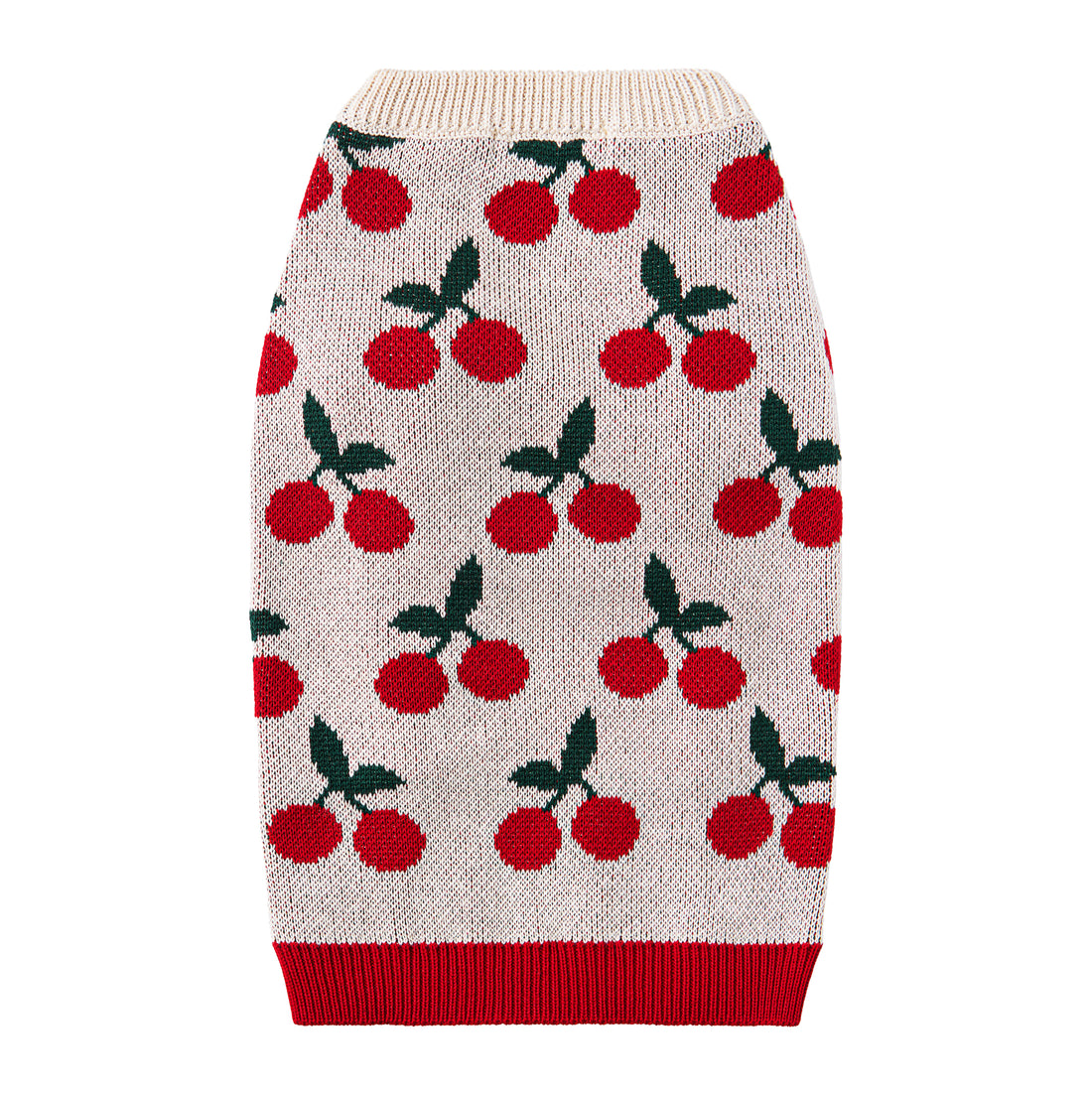 Sweterek-kamizelka Cherry w wiśnie dla psa