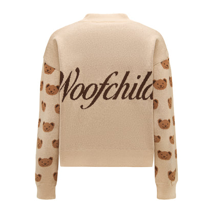 Matchy-matchy toffee bear sweater for the owner