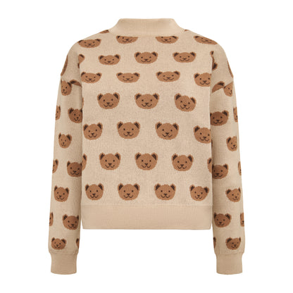 Matchy-matchy toffee bear sweater for the owner