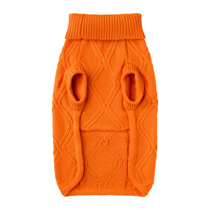 Woofy Pumpkin Pie sweterek z golfem dla psa