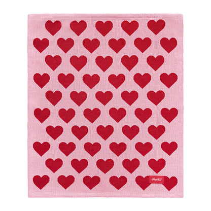 Kocyk Hearts w serduszka