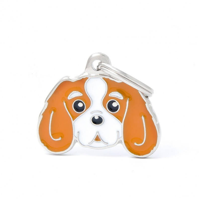 Adresówka personalizowana - White and Tricolour Cavalier King