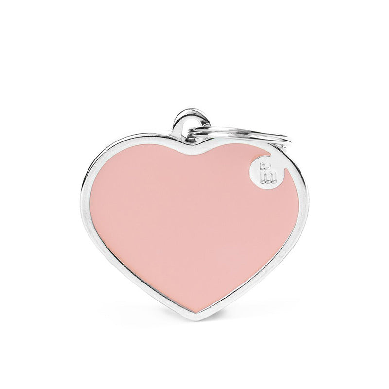 Adresówka personalizowana - Serce różowe duże