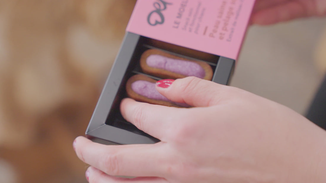 Francuskie wyroby cukiernicze Le Moelleux na piękną i lśniącą sierść 100g