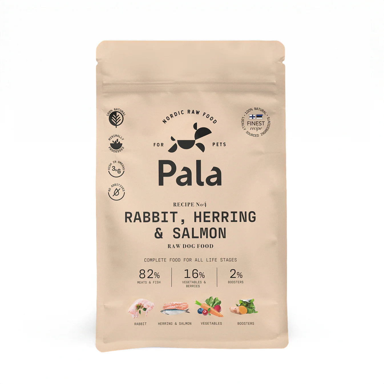 Pala Raw Food | Rabbit with Herring and Salmon