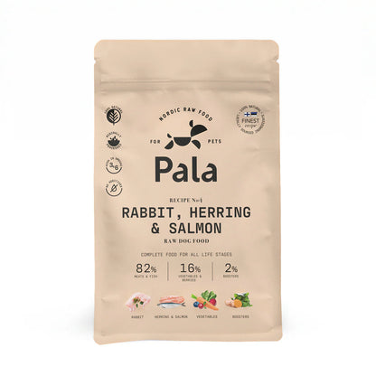 Pala Raw Food | Rabbit with Herring and Salmon