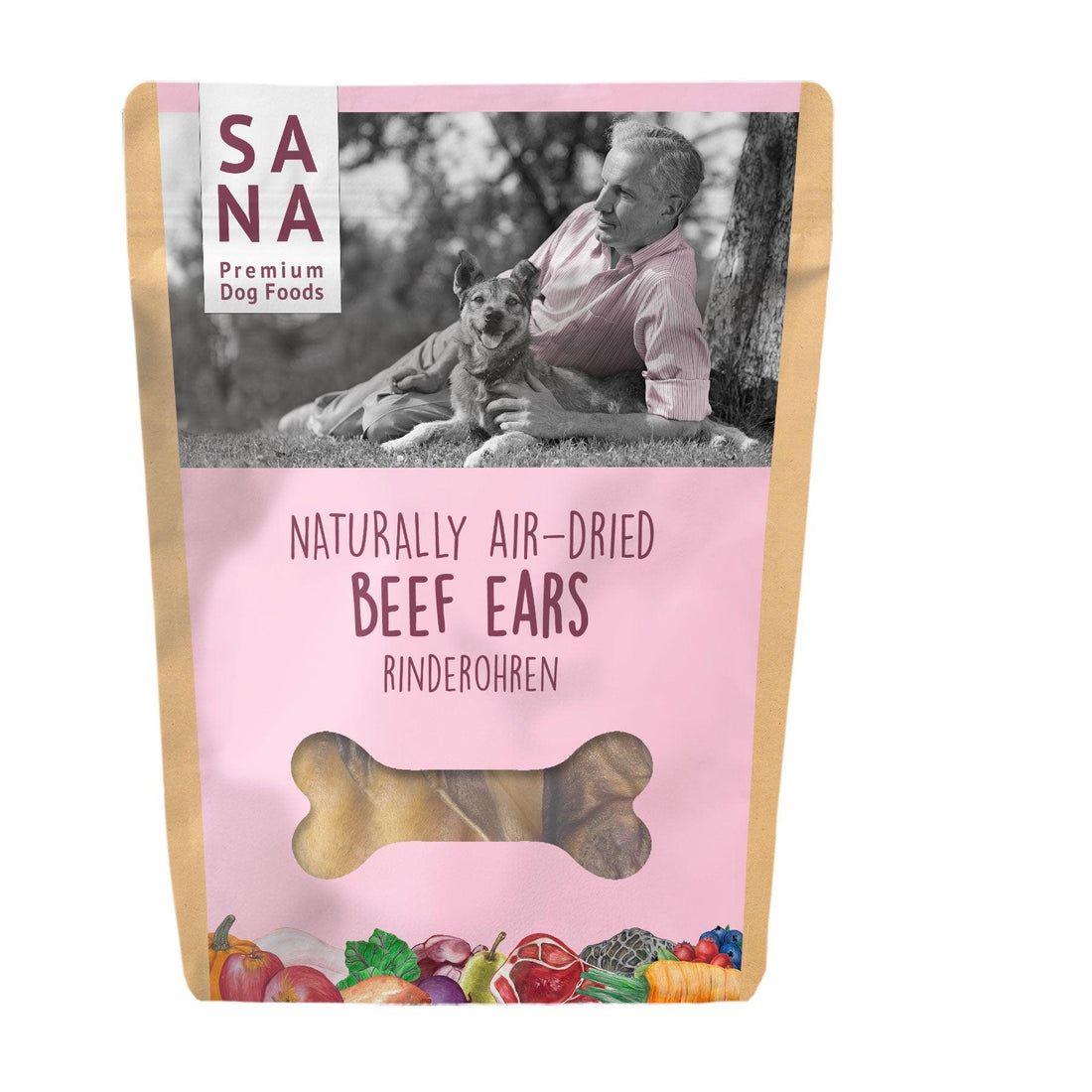 Wołowe uszy dla psa 2szt