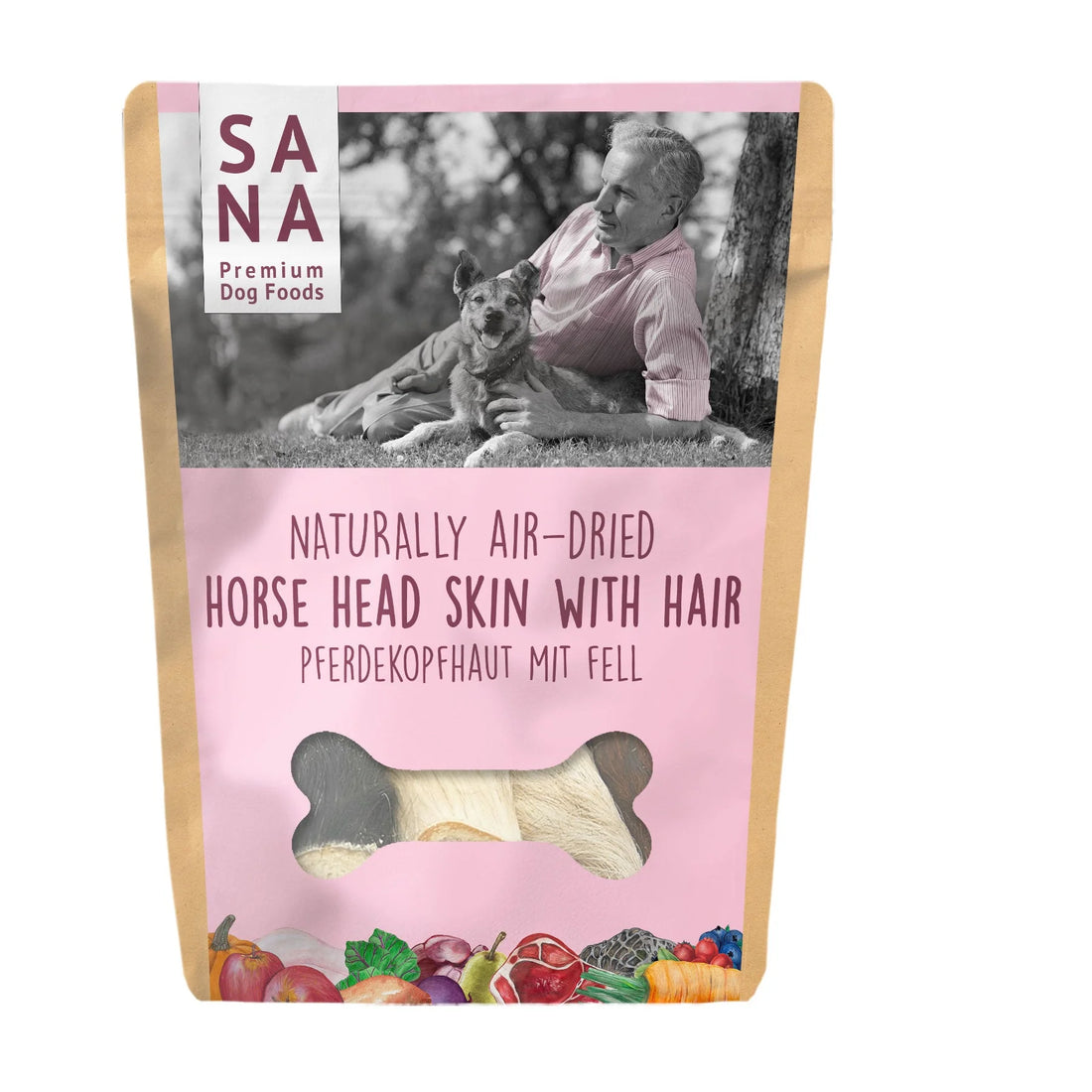 Skóra z sierścią z głowy konia 350g