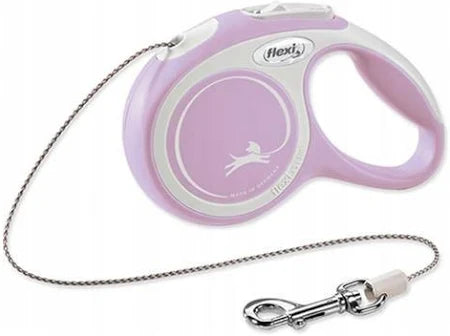 New Comfort smycz automatyczna dla psa, różowa