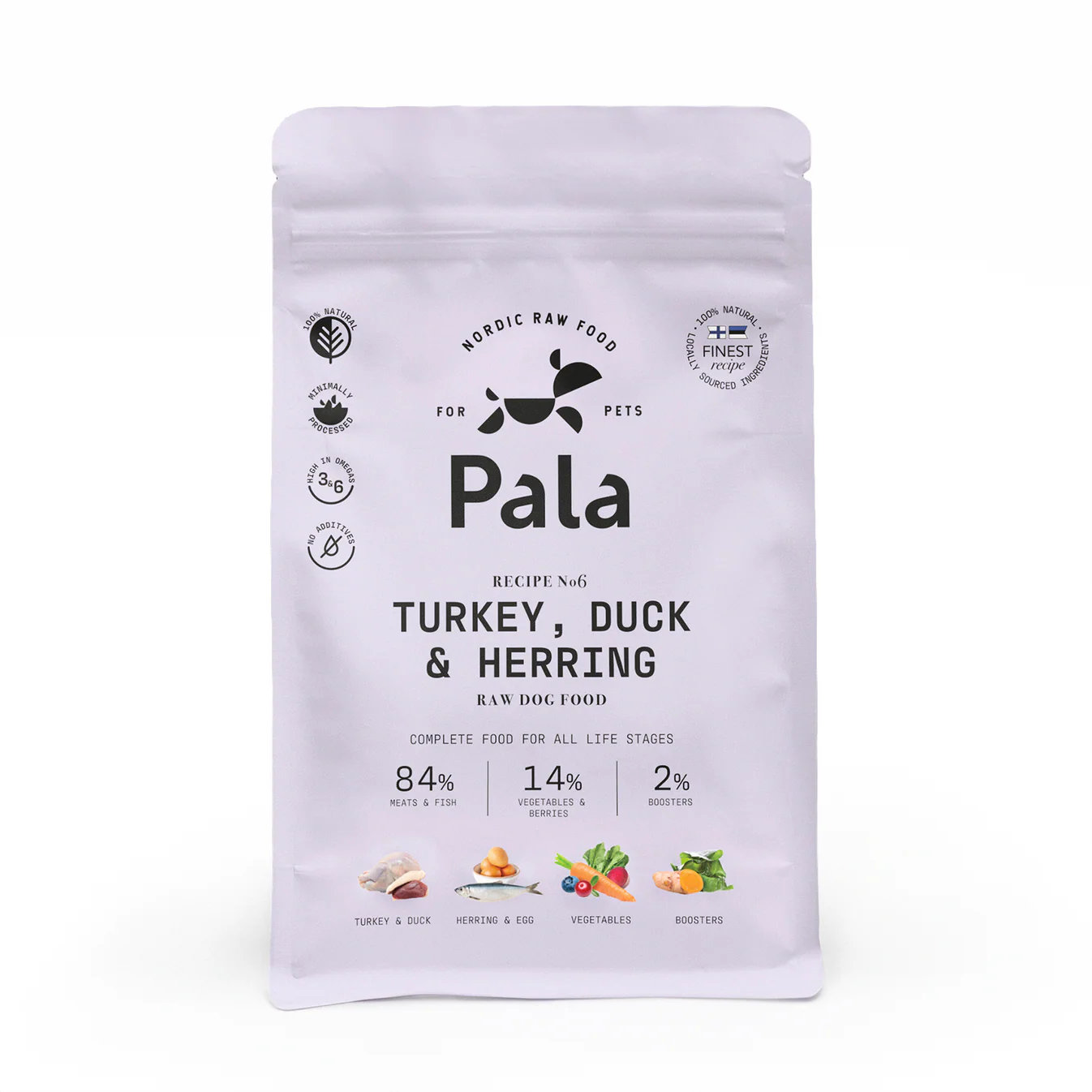 Pala Raw Food | indyk z kaczką i śledziem 1kg