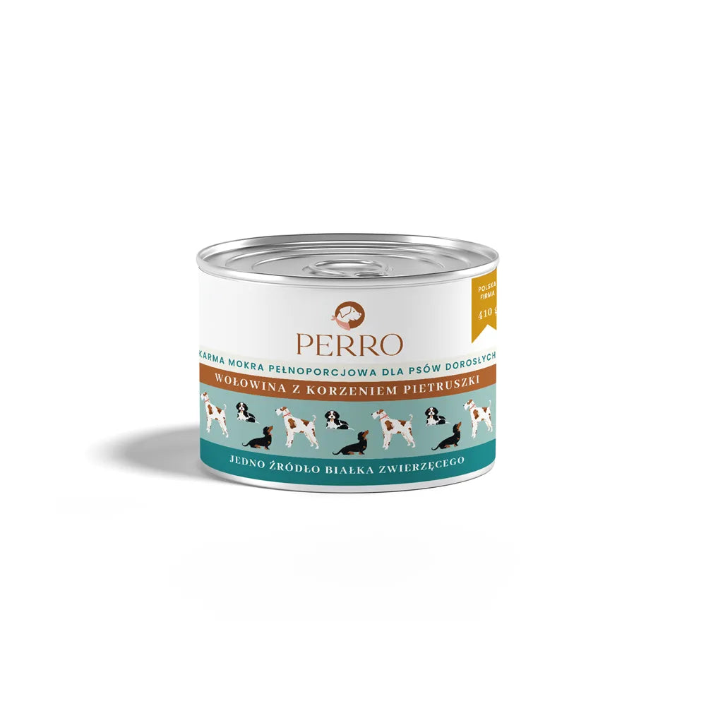 Wet Dog Food Beef with Parsley Root 410g 
