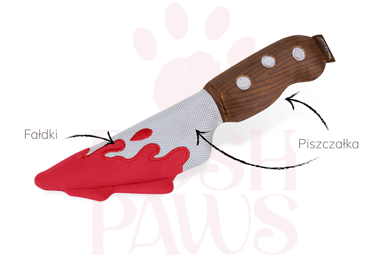A spine-chilling plush dog toy 