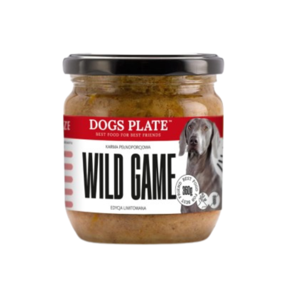 DogsPlate - Wild Game, karma monobiałkowa z jelenia