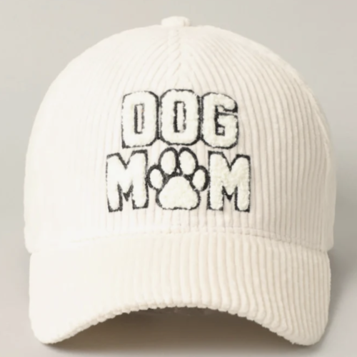 Dog Mom - Czapka Off-white